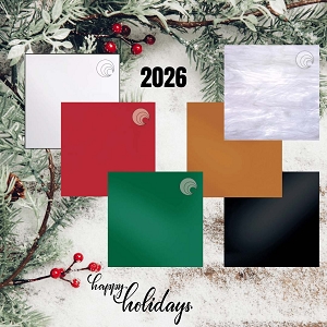Holiday Glass Pack 2026 - Stained Glass & Fused Glass Kit 96 COE