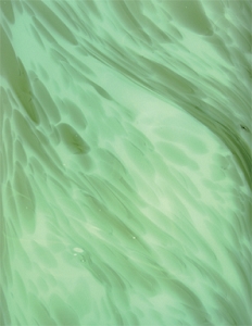 Green-Grey Opak on Clear S152 Lamberts Streaky Glass