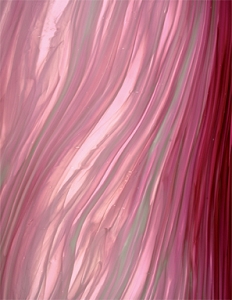 Goldpink & White on Clear S34 Lamberts Streaky Glass