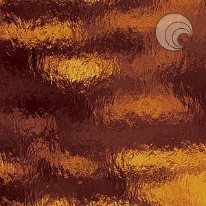 Dark Amber Rough Rolled COE 96 Fusible Glass