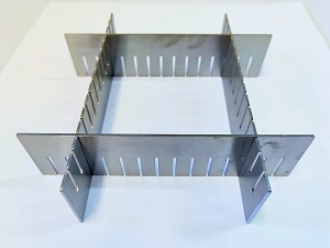 Small Extra Deep Adjustable Stainless Steel Dams/Molds Glass Fusing