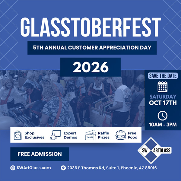 Glasstoberfest Customer Appreciation Day Oct. 17, 2026 10am-3pm Phoenix
