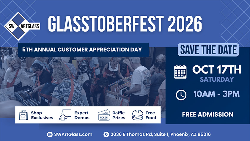 Glasstoberfest Customer Appreciation Day Oct. 17, 2026 10am-3pm Phoenix