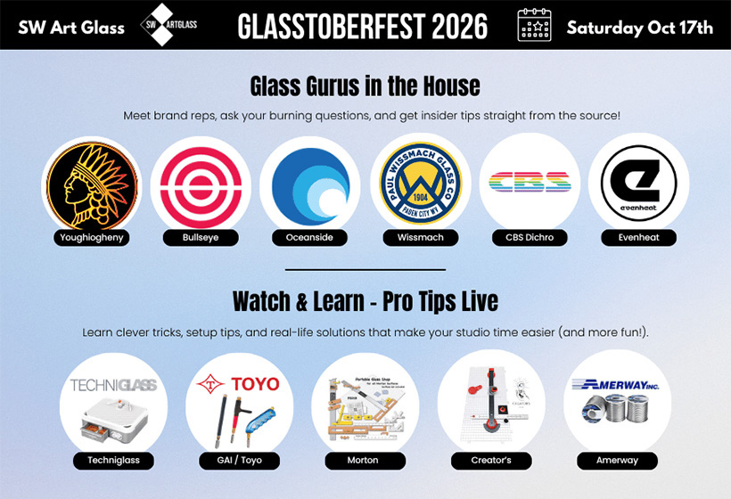 Glass Gurus in the House for Glasstoberfest - talk with reps and watch product demos