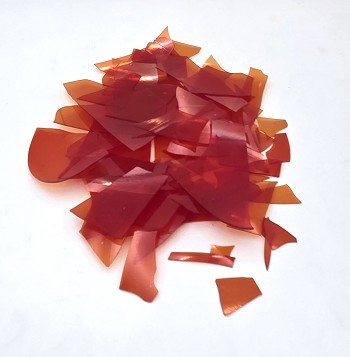 PC-023 | 96 COE PC 023 Ruby Red Transparent Confetti Frit 2 oz | Fused Glass Opacity: Transparent-Cathedral 