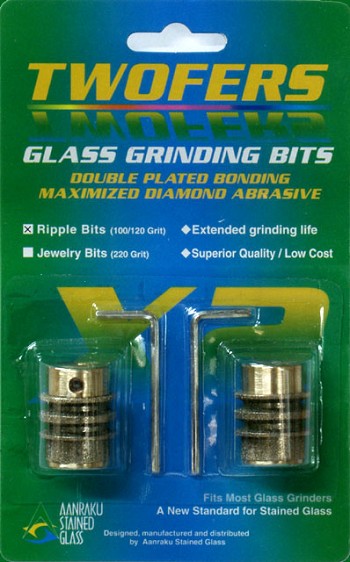 AA-GBRB | Aanraku | Twofers Ripple bit 100/120 grit | Grinder Bits 