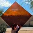 Dark Amber Rough Rolled glass Oceanside 111RR-F COE 96 Fusible 