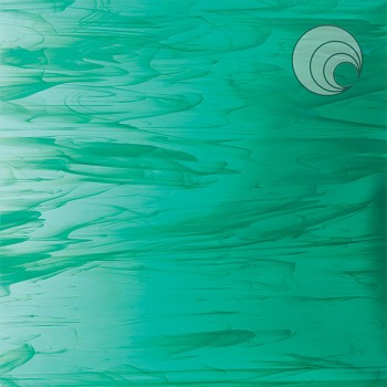 OGT-823-91S-F|Aquamarine and White Wispy|96 COE Glass/ Sheet Glass 