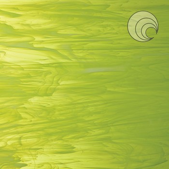 OGT-826-91S-F|Lime Green and White Wispy|96 COE Glass/ Sheet Glass 