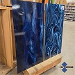 Oceanside Glass Arabian Nights Fusers Reserve front and back sides of glass shown 