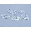 5 pack of 2-piece display stands for glass artworks 