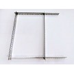 Adjustable stainless steel dams / molds for glass fusing and casting 