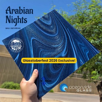 SW Art Glass Exclusive: Arabian Nights Fusers Reserve Oceanside Glass 